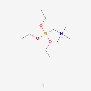 molecular formula C10H26INO3Si B14420262 N,N,N-Trimethyl(triethoxysilyl)methanaminium iodide CAS No. 81992-37-2