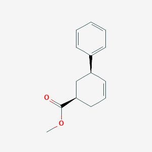 molecular formula C14H16O2 B14420270 Methyl (1R,3R)-1,2,3,4-tetrahydro[1,1'-biphenyl]-3-carboxylate CAS No. 82342-64-1