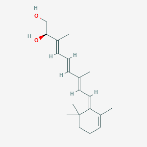 molecular formula C20H30O2 B144203 14-Hydroxy-retro-retinol, (14R)- CAS No. 139257-77-5