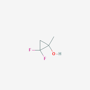 molecular formula C4H6F2O B1442032 2,2-Difluoro-1-methylcyclopropan-1-ol CAS No. 1241675-78-4