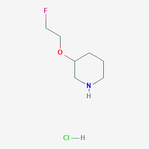 2-Fluoroethyl 3-piperidinyl ether hydrochloride