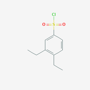 3,4-Diethylbenzene-1-sulfonyl chloride