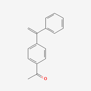molecular formula C16H14O B14420422 Ethanone, 1-[4-(1-phenylethenyl)phenyl]- CAS No. 87324-13-8