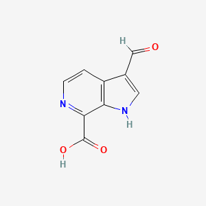3-formyl-1H-pyrrolo[2,3-c]pyridine-7-carboxylic acid