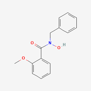 molecular formula C15H15NO3 B14420447 N-Benzyl-N-hydroxy-2-methoxybenzamide CAS No. 85407-75-6