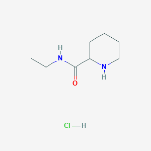 molecular formula C8H17ClN2O B1442048 N-ethylpiperidine-2-carboxamide hydrochloride CAS No. 1246172-32-6