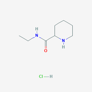molecular formula C8H17ClN2O B1442048 N-Ethyl-2-piperidinecarboxamide hydrochloride CAS No. 1246172-32-6