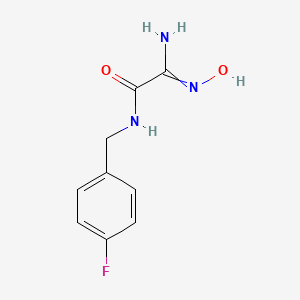2-amino-N-(4-fluorobenzyl)-2-(hydroxyimino)acetamide