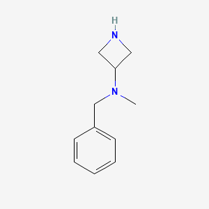 molecular formula C11H16N2 B1442059 N-Benzyl-N-methylazetidin-3-amine CAS No. 1339397-77-1