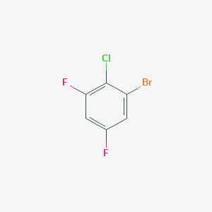 molecular formula C6H2BrClF2 B1442063 1-Bromo-2-chloro-3,5-difluorobenzene CAS No. 187929-82-4