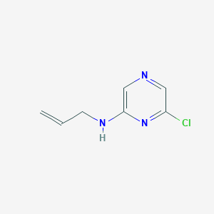 molecular formula C7H8ClN3 B1442065 N-烯丙基-6-氯-2-吡嗪胺 CAS No. 1220029-68-4