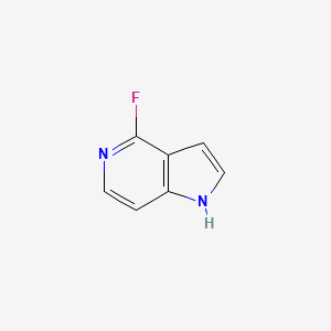 molecular formula C7H5FN2 B1442067 4-fluoro-1H-pyrrolo[3,2-c]pyridine CAS No. 1190309-76-2