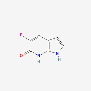 B1442068 5-Fluoro-1H-pyrrolo[2,3-b]pyridin-6-ol CAS No. 1190316-03-0