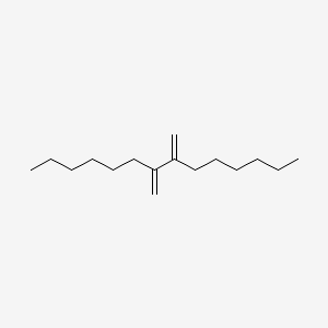 molecular formula C16H30 B14420753 Tetradecane, 7,8-bis(methylene)- CAS No. 84652-76-6
