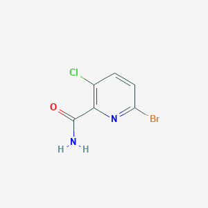 6-Bromo-3-chloropyridine-2-carboxamide