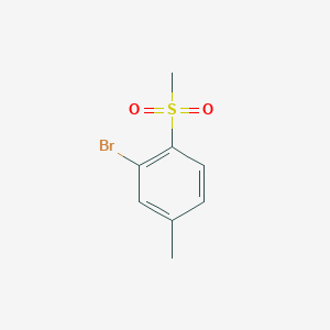 molecular formula C8H9BrO2S B1442081 2-Bromo-1-methanesulfonyl-4-methylbenzene CAS No. 90531-97-8