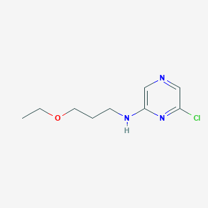 6-chloro-N-(3-ethoxypropyl)pyrazin-2-amine