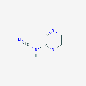 molecular formula C5H4N4 B14420839 Pyrazin-2-ylcyanamide CAS No. 86525-11-3