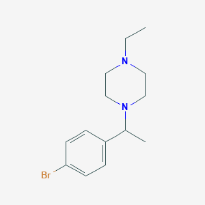 molecular formula C14H21BrN2 B1442089 1-(1-(4-Bromophenyl)ethyl)-4-ethylpiperazine CAS No. 1226985-81-4