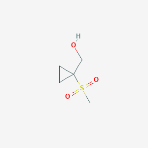 Cyclopropanemethanol, 1-(methylsulfonyl)-