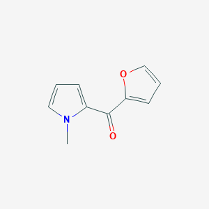 molecular formula C10H9NO2 B14421011 Methanone, 2-furanyl(1-methyl-1H-pyrrol-2-yl)- CAS No. 86607-64-9