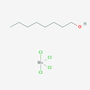 molecular formula C8H18Cl4MoO B14421022 Octan-1-ol--tetrachloromolybdenum (1/1) CAS No. 85128-62-7