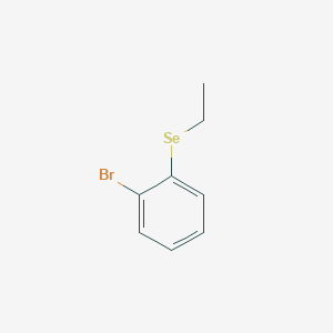 molecular formula C8H9BrSe B14421046 1-Bromo-2-(ethylselanyl)benzene CAS No. 84451-19-4