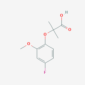 Propanoic acid, 2-(4-fluoro-2-methoxyphenoxy)-2-methyl-