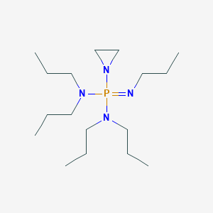 molecular formula C17H39N4P B14421116 P-Aziridin-1-yl-N,N,N',N',N''-pentapropylphosphonimidic diamide CAS No. 85459-05-8