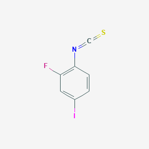 molecular formula C7H3FINS B1442114 2-Fluoro-4-iodo-1-isothiocyanatobenzene CAS No. 945530-32-5