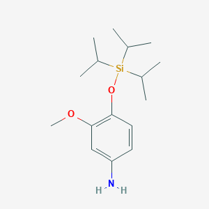 3-Methoxy-4-triisopropylsilanyloxy-phenylamine