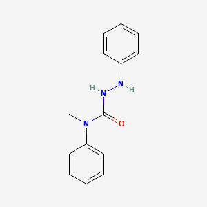 molecular formula C14H15N3O B14421243 N-Methyl-N,2-diphenylhydrazine-1-carboxamide CAS No. 86551-43-1