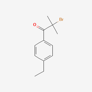2-Bromo-1-(4-ethylphenyl)-2-methylpropan-1-one