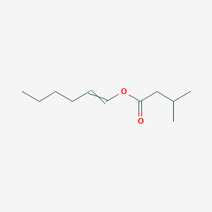 molecular formula C11H20O2 B14421293 hex-1-enyl 3-methylbutanoate CAS No. 84818-97-3