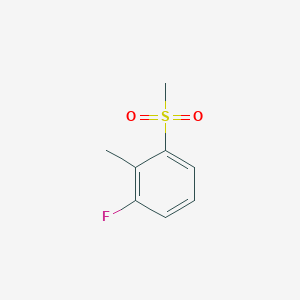 molecular formula C8H9FO2S B1442133 2-氟-6-(甲磺酰基)甲苯 CAS No. 828270-59-3