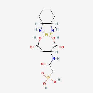 molecular formula C12H22N3O8PPt B14421387 (2-Azanidylcyclohexyl)azanide;2-[(2-phosphonoacetyl)amino]butanedioic acid;platinum(2+) CAS No. 73588-77-9