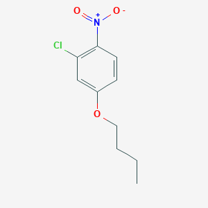 molecular formula C10H12ClNO3 B1442140 4-Butoxy-2-chloro-1-nitrobenzene CAS No. 5391-56-0