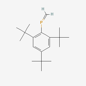 molecular formula C19H31P B14421454 Phosphine, methylene[2,4,6-tris(1,1-dimethylethyl)phenyl]- CAS No. 84114-18-1