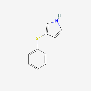 molecular formula C10H9NS B14421513 3-(Phenylsulfanyl)-1H-pyrrole CAS No. 82511-49-7