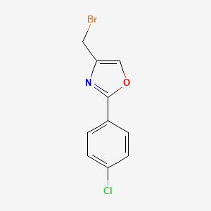 4-(Bromomethyl)-2-(4-chlorophenyl)oxazole
