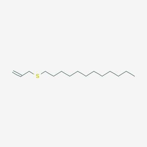 molecular formula C15H30S B14421560 Dodecane, 1-(2-propenylthio)- CAS No. 82412-30-4
