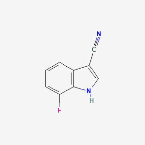 7-Fluoro-1H-indole-3-carbonitrile