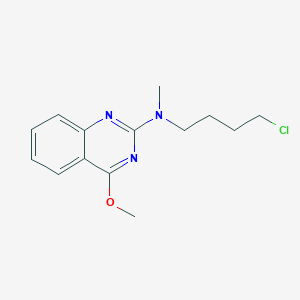 molecular formula C14H18ClN3O B14421615 N-(4-Chlorobutyl)-4-methoxy-N-methylquinazolin-2-amine CAS No. 84523-80-8
