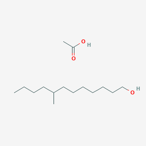 molecular formula C15H32O3 B14421621 Acetic acid;8-methyldodecan-1-ol CAS No. 83375-83-1