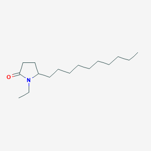 molecular formula C16H31NO B14421646 5-Decyl-1-ethylpyrrolidin-2-one CAS No. 80444-76-4