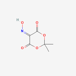 molecular formula C6H7NO5 B14421703 Isopropylidene (hydroxyimino)malonate CAS No. 81539-54-0
