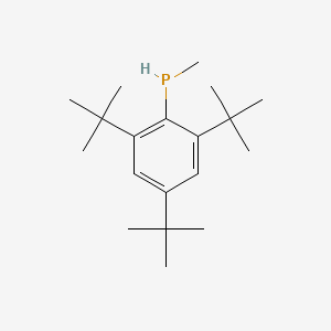 molecular formula C19H33P B14421755 Methyl(2,4,6-tri-tert-butylphenyl)phosphane CAS No. 86539-33-5