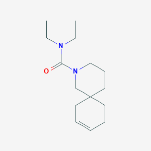 molecular formula C15H26N2O B14421793 N,N-Diethyl-2-azaspiro[5.5]undec-8-ene-2-carboxamide CAS No. 85675-04-3