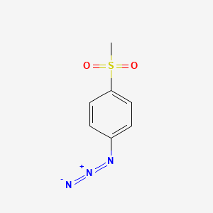 molecular formula C7H7N3O2S B1442185 Benzene, 1-azido-4-(methylsulfonyl)- CAS No. 85862-86-8