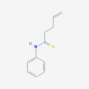 molecular formula C11H13NS B14421865 N-Phenylpent-4-enethioamide CAS No. 81114-06-9
